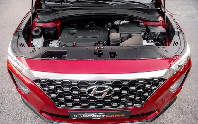 Hyundai Santa Fe cena 104900 przebieg: 17200, rok produkcji 2019 z Debrzno małe 596